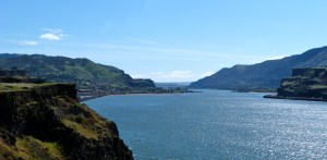 Driving East on the Columbia Gorge.