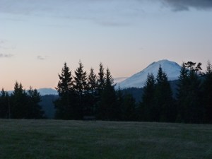 Evening at Blue Moon Stead.